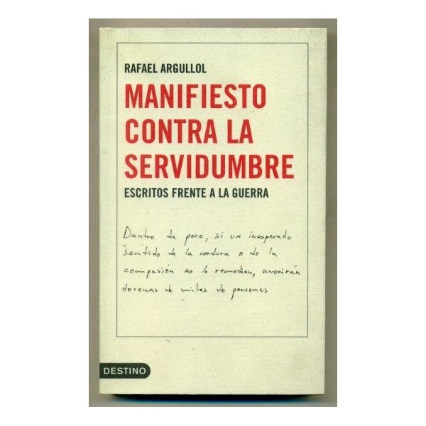 Manifiesto contra la servidumbre