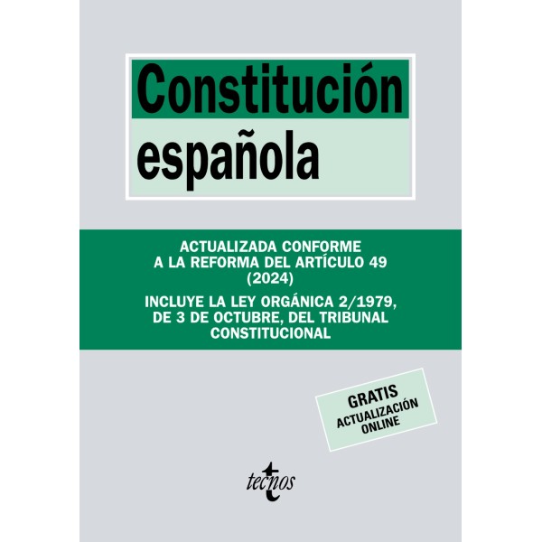 Constitucion española + lotc 24