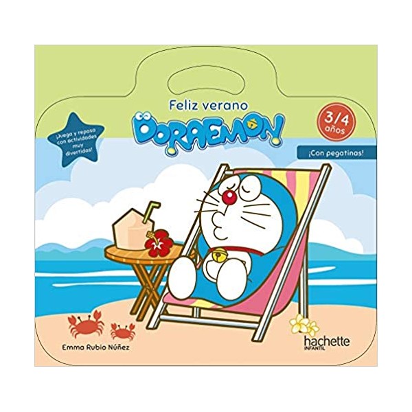 Feliz verano Doraemon 3-4 años