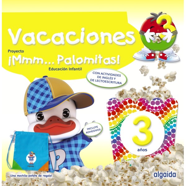 ¡Mmm... Palomitas! 3 años. Cuaderno de vacaciones. 3 Años Educación Infantil. Vacaciones del Alu