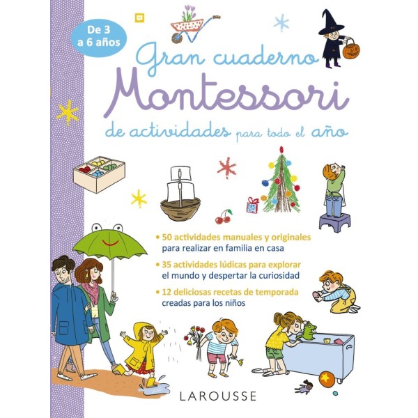 Vac ei gran cuaderno motessori 3/6 años