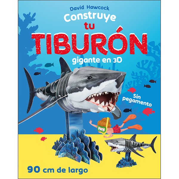 Construye tu tiburón gigante en 3D