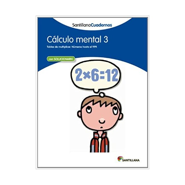 CALCULO MENTAL 3 SANTILLANA CUADERNOS