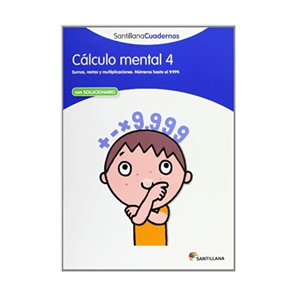 CALCULO MENTAL 4 SANTILLANA CUADERNOS