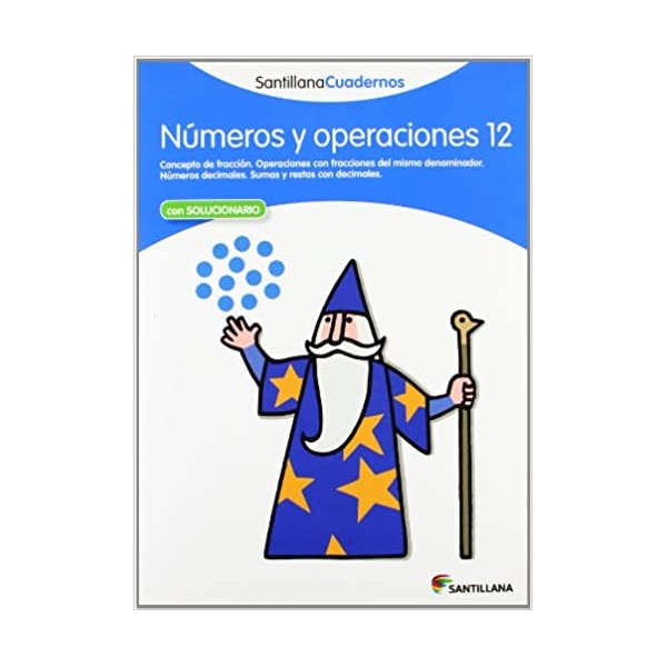 NUMEROS Y OPERACIONES 12 SANTILLANA CUADERNOS