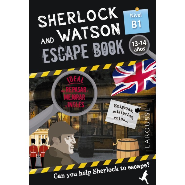 Sherlock & Watson. Escape book para repasar inglés. 13-14 años