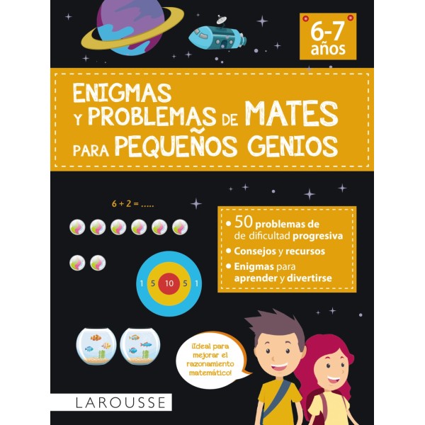 Enigmas y problemas de mates para pequeños genios (6-7 años)