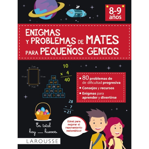 Enigmas y problemas de mates para pequeños genios (8-9 años)