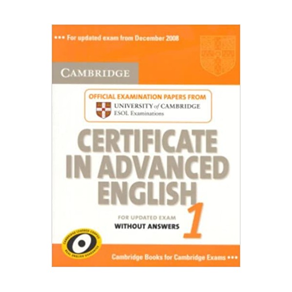 Certificate in advanced 1 updated sb w/o