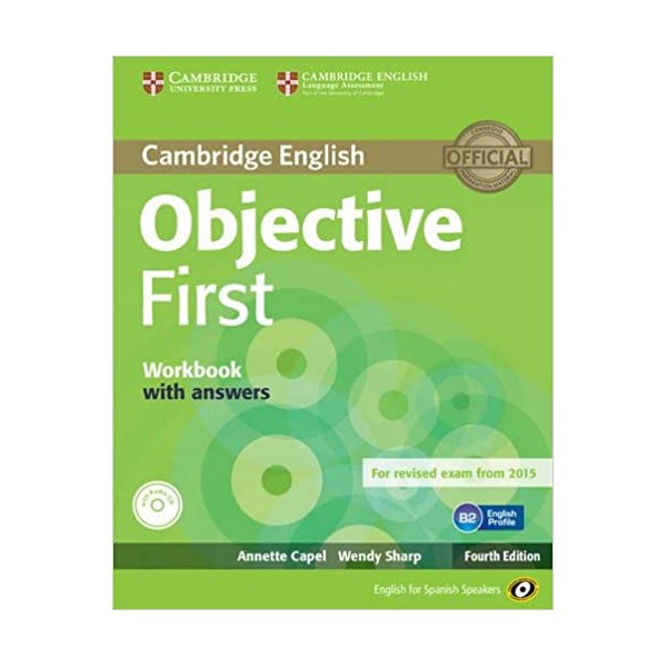 Objective First for Spanish Speakers Workbook with Answers with Audio CD 4th Edition