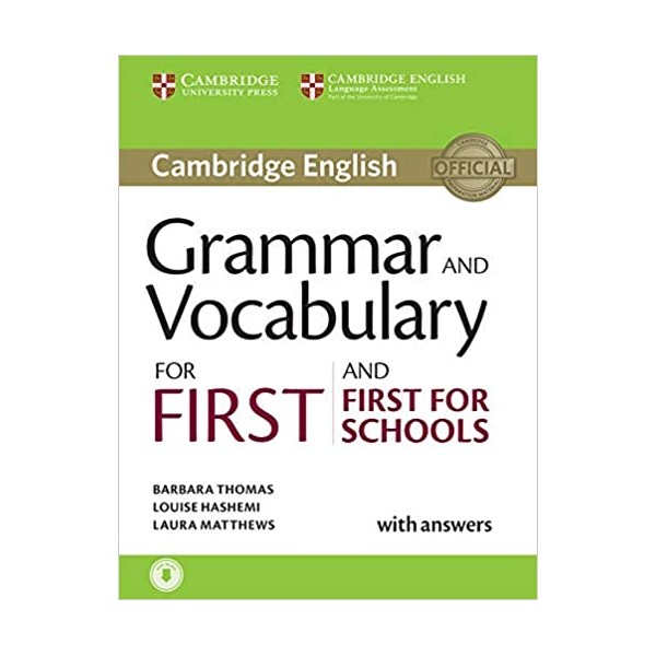 Grammar and Vocabulary for First and First for Schools Book with Answers and Audio