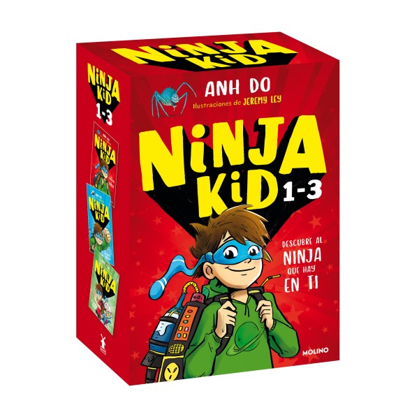 Estuche Ninja Kid 1, 2 y 3 (De tirillas a ninja | El ninja volador | El rayo ninja)