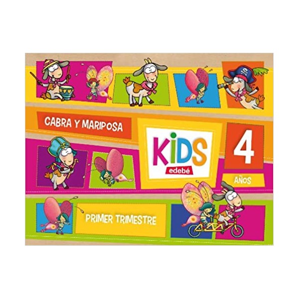 CABRA Y MARIPOSA. KIDS Educación Infantil 4 años. Primer trimestre