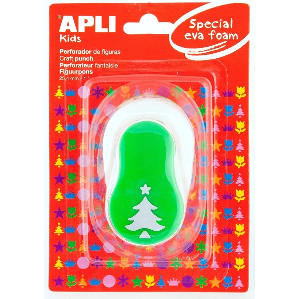 **Perforadora goma Eva Apli arbol Navidad