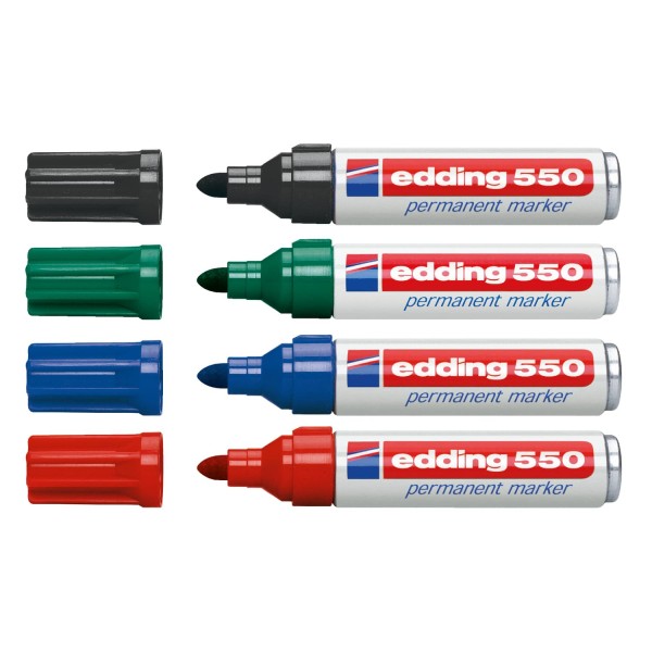 Rotulador Edding 550 Rojo