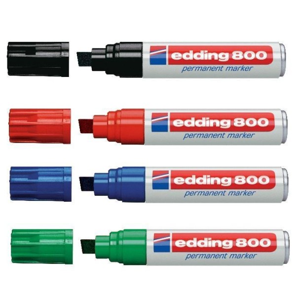 Rotulador Edding 800 Rojo