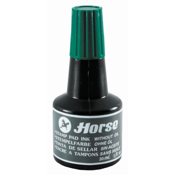 Tinta tampon horse 30cc verde 251104