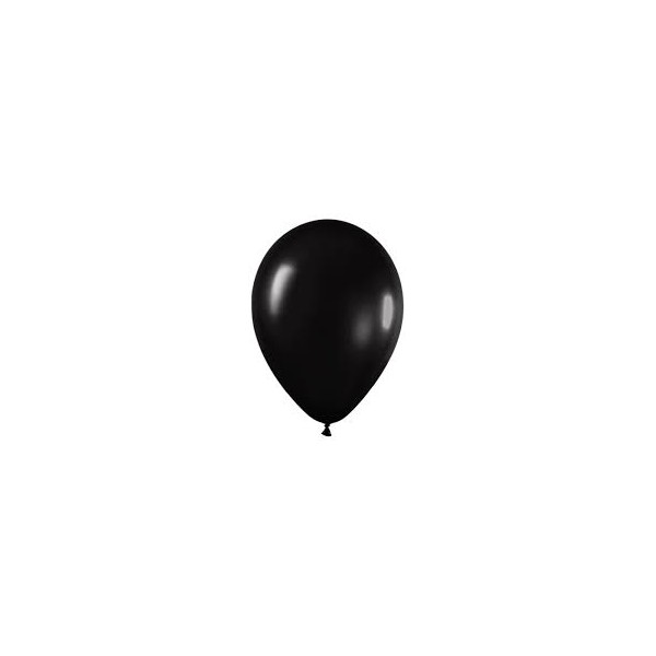 Bolsa de 100 globos clasicos Negro