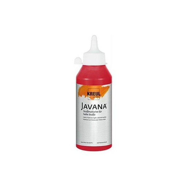 Pintura textil Javana 250 ml. Rojo