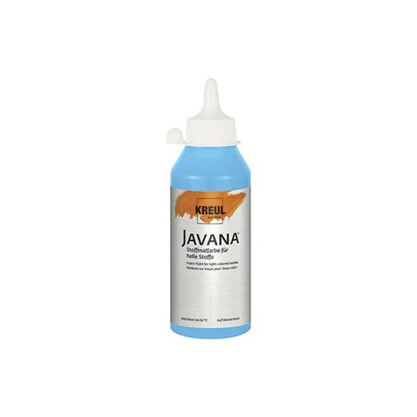 Pintura textil Javana 250 ml. Azul claro