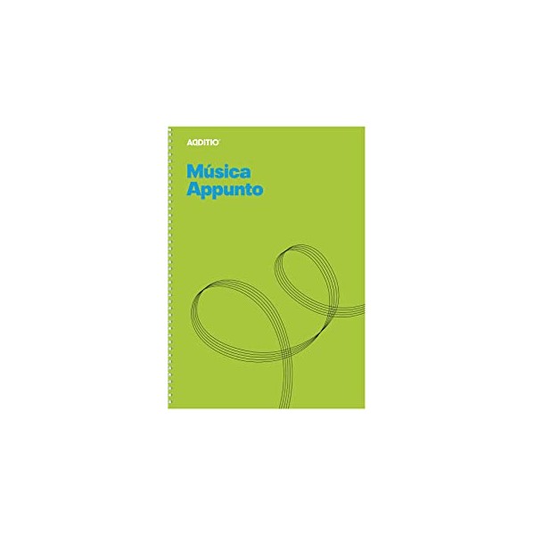 Cuaderno musica Appunto secundaria