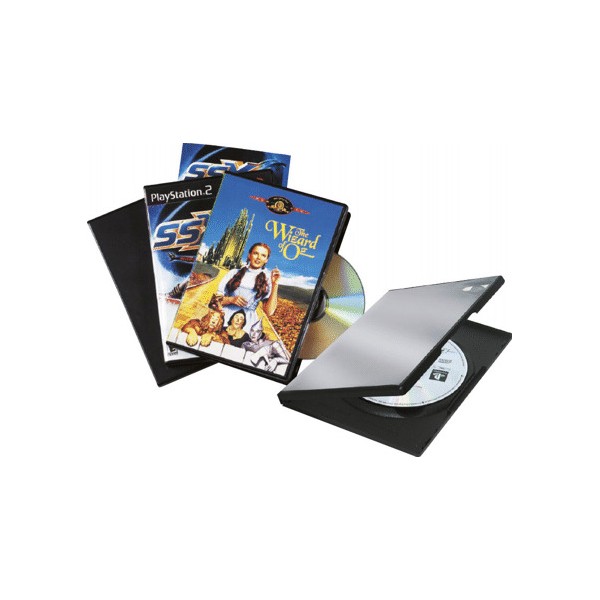 Estuches vacios DVD pack 5u.