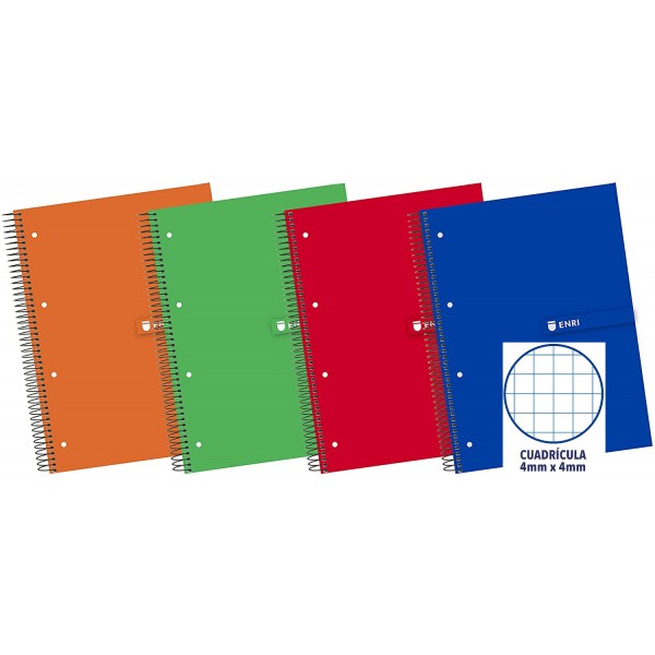 Cuaderno Enri micro perforado 120 + 40 hojas