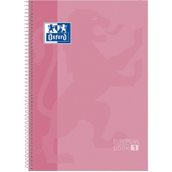 Cuaderno Oxford microperforado 80 h. Rosa