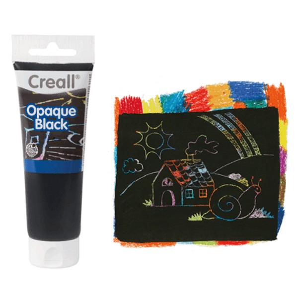 Pintura Rascar Creall Opaca 120ml. Negro