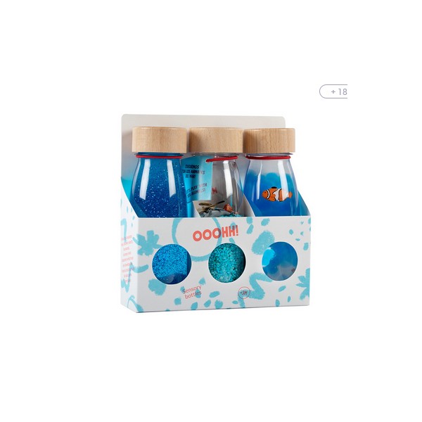 Jdpet botellas sensoriales mix azules p3