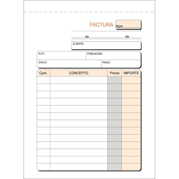 Tal factura 27n 8 s/i p10  t-46/s