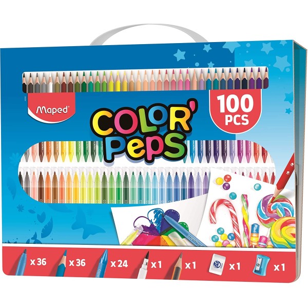 Kit coloreado maped 100pz 907003