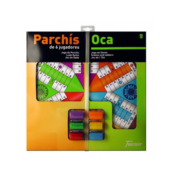 Juego tablero parchis4/oca4+acces 29467