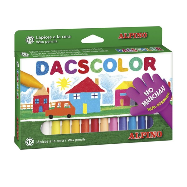 Estuche 12 ceras Dacscolor