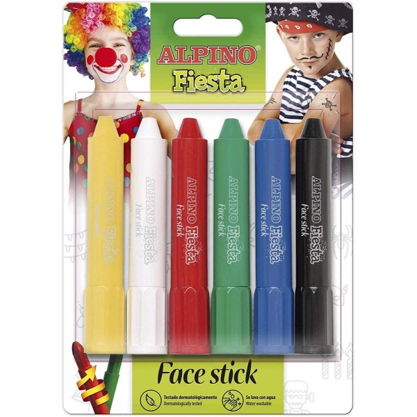 Blister 6 barras maquillaje Face Stick