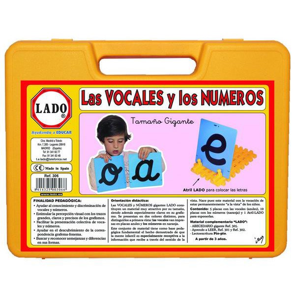 Jdl vocales y numeros gigantes