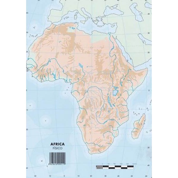 Mapa mudo a4 africa f p50