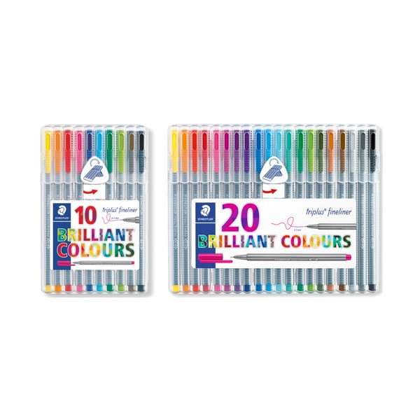 Caja de 10 rotuladores Fineliner 334 Staedtler