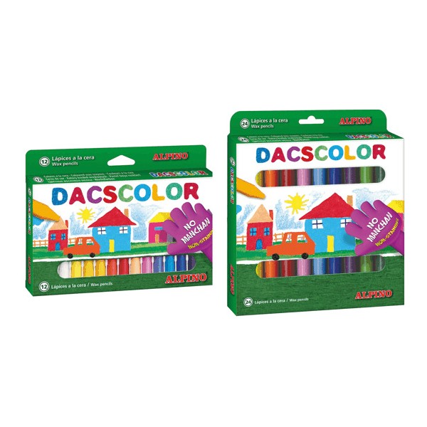 Estuche 12 ceras Dacscolor