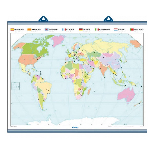 Mudo mapa mural españa fp