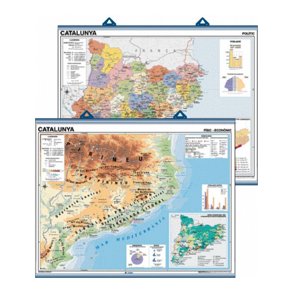 Mapa mural Andalucia